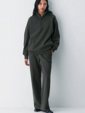 TNA Men's Olive Green Sweatpants - Straight Leg Joggers